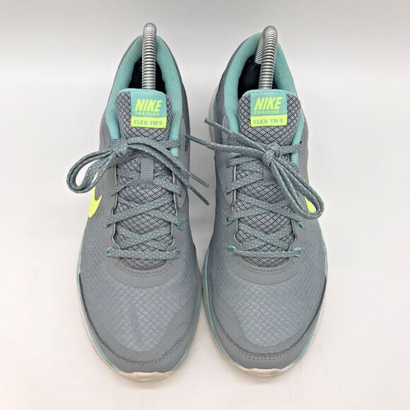 Nike Flex Trainer 5 Running Shoes 724858-004 Women's 7.5 Gray Lace Up Sneakers - Picture 5 of 13
